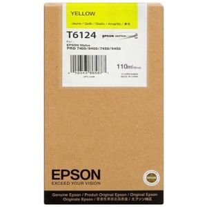 Epson T6114 tintapatron, sárga (yellow), eredeti
