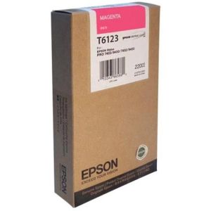 Epson T6123 tintapatron, bíborvörös (magenta), eredeti