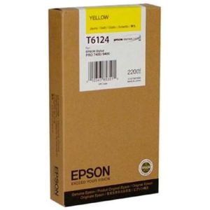 Epson T6124 tintapatron, sárga (yellow), eredeti