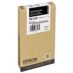 Epson T6128 tintapatron, matt fekete (matte black), eredeti