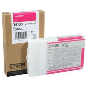 Epson T6133 tintapatron, bíborvörös (magenta), eredeti