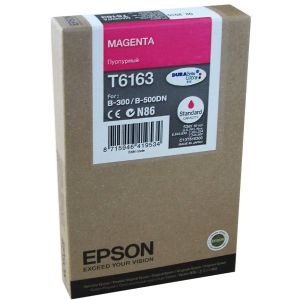 Epson T6163 tintapatron, bíborvörös (magenta), eredeti