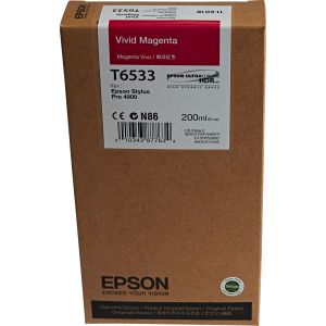 Epson T6533 tintapatron, bíborvörös (magenta), eredeti
