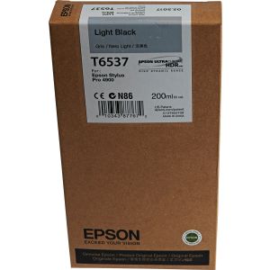 Epson T6537 tintapatron, világos fekete (light black), eredeti