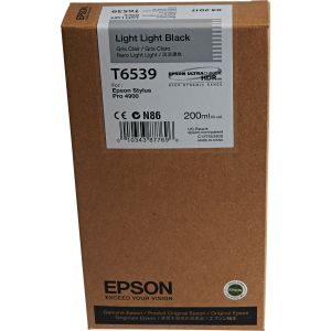 Epson T6539 tintapatron, világos fekete (light black), eredeti