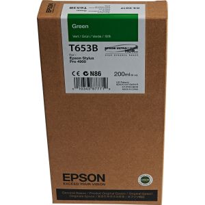 Epson T653B tintapatron, zöld (green), eredeti