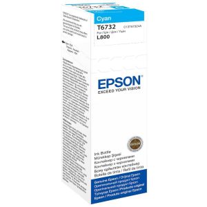 Epson T6732 tintapatron, azúr (cyan), eredeti