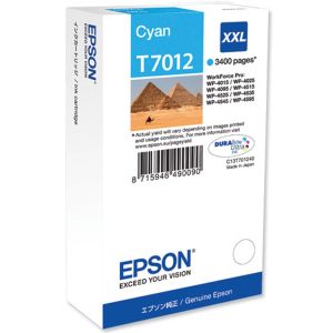 Epson T7012 tintapatron, azúr (cyan), eredeti