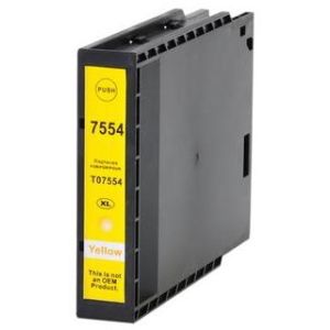 Epson T7554 XL tintapatron, sárga (yellow), alternatív