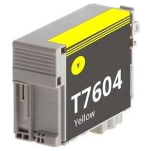Epson T7604 tintapatron, sárga (yellow), alternatív
