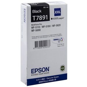 Epson T7891 tintapatron, fekete (black), eredeti