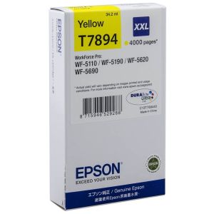 Epson T7894 tintapatron, sárga (yellow), eredeti