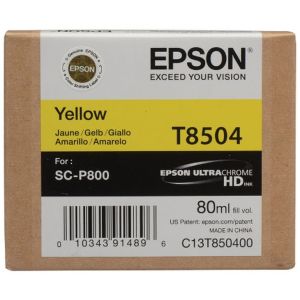 Epson T8504 tintapatron, sárga (yellow), eredeti