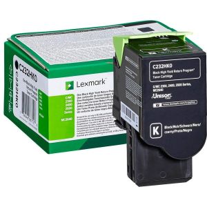 Toner Lexmark C232HK0 (MC2640, C2535, C2425, MC2425, MC2535), fekete (black), eredeti