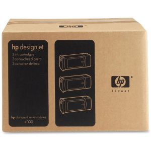 HP 90 (C5083A), hármas csomagolás tintapatron, azúr (cyan), eredeti