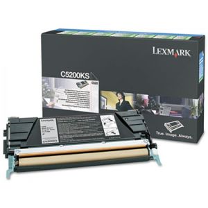 Toner Lexmark C5200KS (C530), fekete (black), eredeti