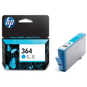HP 364 (CB318EE) tintapatron, azúr (cyan), eredeti