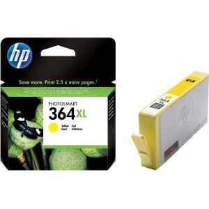 HP 364 XL (CB325EE) tintapatron, sárga (yellow), eredeti