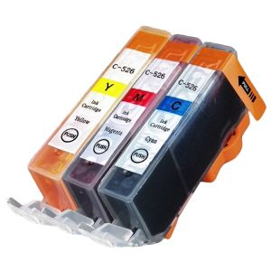 Canon CLI-526, CMY, hármas csomagolás tintapatron, többszínű, alternatív