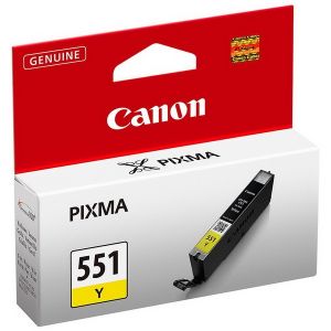 Canon CLI-551Y tintapatron, sárga (yellow), eredeti