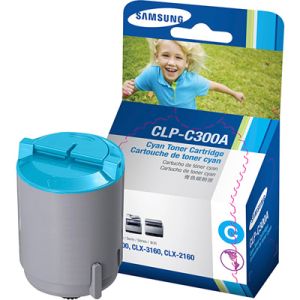 Toner Samsung CLP-C300A, azúr (cyan), eredeti