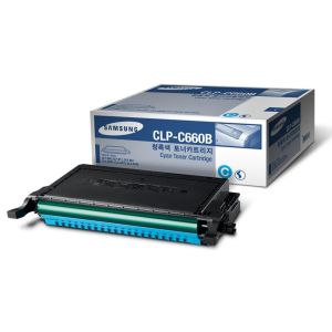 Toner Samsung CLP-C660B, azúr (cyan), eredeti