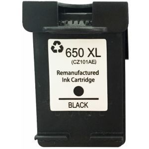 HP 650 (CZ101AE) tintapatron, fekete (black), alternatív