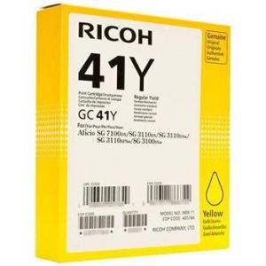 Ricoh GC41HY, 405764 tintapatron, sárga (yellow), eredeti