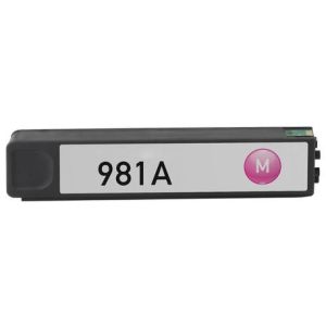HP 981A, J3M69A tintapatron, bíborvörös (magenta), alternatív
