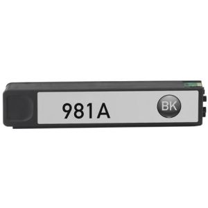 HP 981A, J3M71A tintapatron, fekete (black), alternatív