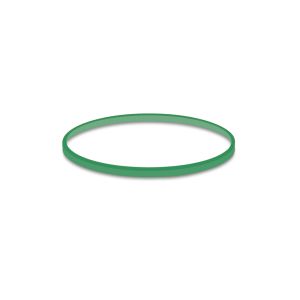 Gyenge zöld gumiszalagok (1 mm, O 5 cm) [50 g]