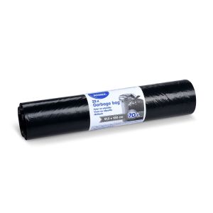 Szemeteszsák (LDPE) fekete 57,5 x 100 cm 70L [25 db]