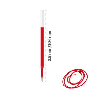 Utántöltő gél JUNIOR 205 0,5 mm - piros