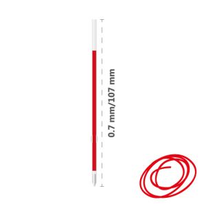Utántöltő gél MILAN Dry-Gel 0,7 mm - piros