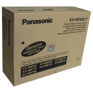 Toner Panasonic KX-FAT92E-T, hármas csomagolás, fekete (black), eredeti