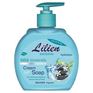 Lilien krémes folyékony szappan 500 ml Tengeri ásványok