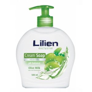 Lilien krémes folyékony szappan 500 ml Oliva tej