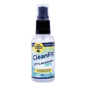 CleanFit fertőtlenítő oldat Etil-alkohol 70% citrus permetezővel 50 ml