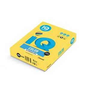Színes papír IQ színű kanári sárga CY39, A4, 80g