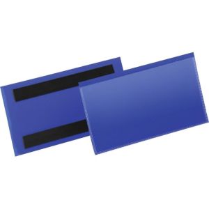 Mágneses zseb iratoknak 150x67mm 50 db kék