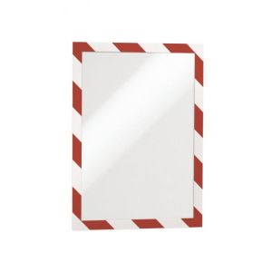 Öntapadó Duraframe Security A4, piros-fehér, 2 db-os csomag