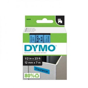 Öntapadó szalag Dymo D1 12 mm kék / fekete