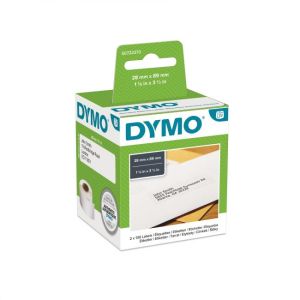 Öntapadó címkék Dymo LW 89x28mm címzett fehér 260db