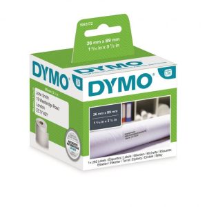 Öntapadó címkék Dymo LW 89x36mm címezhető nagy fehér 260db