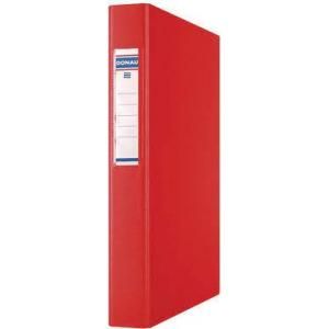Stacker 4-gyűrűs DONAU félműanyag 4cm piros