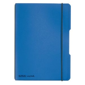 Notebook Herlitz my.book Flex A5 40 lap négyzet PP kék