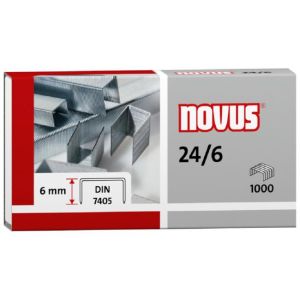 Gémkapcsok Novus 24/6 DIN /1000/