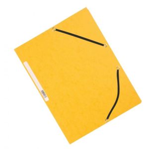 Sima karton csomagolás Q-CONNECT sárga gumiszalaggal