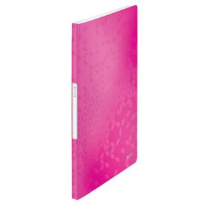 Katalóguskönyv 20 Leitz WOW metál rózsaszín