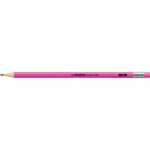 STABILO Swano Fluo ceruza radírral rózsaszín 12 db
